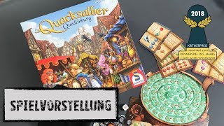 Spielvorstellung  Die Quacksalber von Quedlinburg Schmidt 2018 Kennerspiel des Jahres 2018 [upl. by Esnahc]