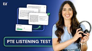 Full PTE Listening Sample Test with Answers 2024 [upl. by Trebuh]