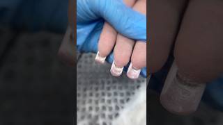 Deep Filing😍 nails manicure manicuretutorial nailtutorial nailfile acrygel nailtutorial [upl. by Avla]