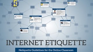 Internet Etiquette Netiquette Guidelines for the Online Classroom [upl. by Florentia]