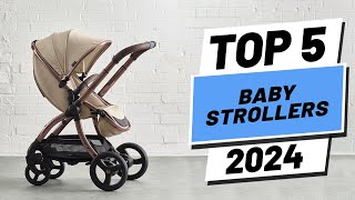 Top 5 BEST Baby Strollers in 2024  Budget Baby Stroller Systems amp More [upl. by Baalbeer]