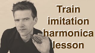 How to play train rhythms chugging on harmonica [upl. by Ylreveb]