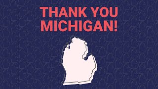 Thank you Michigan  Vet the Vote [upl. by Yruj]