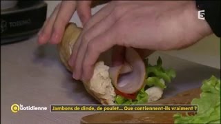 Jambons de dinde de poulet Que contiennentils vraiment   La Quotidienne [upl. by Eletnahc488]