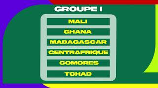 Éliminatoires Coupe du monde 2026  tous les groupes de la zone Afrique [upl. by Agnese]