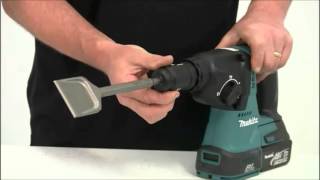 Makita BHR243Z SDS Brushless Rotary Hammer Drill In Action [upl. by Ais609]