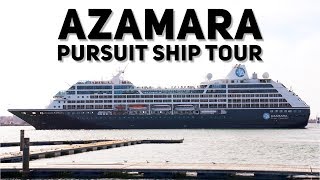 Azamara Pursuit Ship Tour and First Impressions  Azamara’s newest ship fully explored in 4K [upl. by Adnylg]