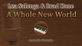 A whole New World  Lea Salonga Brad Kane Acoustic Karaoke Disneys Alladin [upl. by Haras]