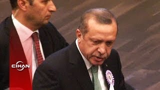 Feyzioğluna kızan Başbakan Erdoğan salonu terk etti farklı açı [upl. by Aysa]