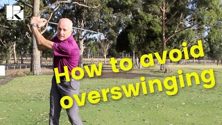 How to avoid overswinging in golf [upl. by Sarene954]