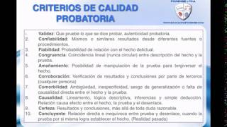 Valoración Prueba Forense [upl. by Tnayrb412]