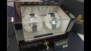 Coffret motorisé Chiyoda pour montre automatique Rolex  Omega chopard [upl. by Onateyac345]