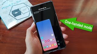 How to enable Onehanded mode on Samsung Phone [upl. by Atinrehs82]