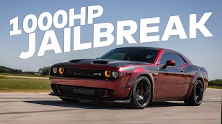 1000HP JAILBREAK Challenger SRT Final Shakedown  UPGRADED by HENNESSEY [upl. by Tiossem224]