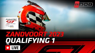 LIVE  Qualifying 1  Zandvoort  Fanatec Gt World Challenge English [upl. by Hogarth]