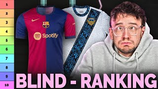 TIERLIST aber blind Wir ranken internationale Trikots 202425 STREAM HIGHLIGHT [upl. by Noskcaj486]