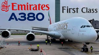 FIRST CLASS  Emirates Airbus A380  🇫🇷 Paris  Dubai 🇦🇪 Upper Deck FULL FLIGHT REPORT [upl. by Notelrac220]