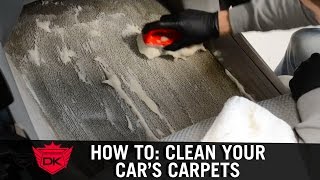 How To Clean Your Cars Carpets at Home [upl. by Ulysses]