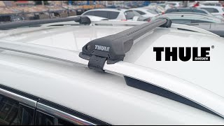 Roof rack system Thule WingBar Edge VW Touareg [upl. by Ayaj907]