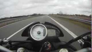 Kawasaki Z1000 Leovince Top Speed 268 kmh [upl. by Ethelin802]