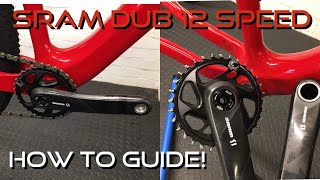 SRAM DUB 12 Speed Crankset And BB Removal Guide [upl. by Chud]