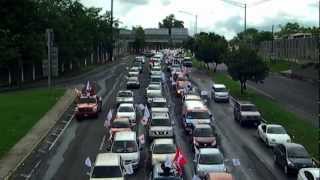 CARAVANA DESDE LA PEA DE LA PAVA POR LOS 5 PRECINTOS DE SAN JUAN [upl. by Balch]