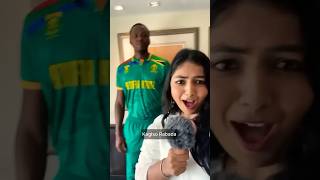 Kagiso rabada🔥  princymirchilove  princy parikh [upl. by Yenrab]