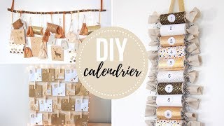 3 DIY  Calendriers de lavent [upl. by Hnoj]