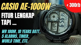 Review Casio AE1000W  Jam Fitur Terlengkap Kelebihan amp Kekurangan AE1000 AE1000W  B Indonesia [upl. by Octavla217]