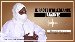 🛑Les exigences du pacte dallégeance jaayante revisité par Maoulhayat 21 février 2024 [upl. by Gildea]