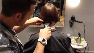 Textured Graduated Bob  Model Jessica Rolfe  Part 4 [upl. by Homere]