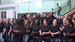 Singology Gospel Choir Higher and Higher Flash Mob [upl. by Conall]