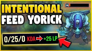 WTF INTING YORICK IS 10X BETTER THAN INTING SION NEW OP BOOSTING STRATEGY  League of Legends [upl. by Yggam382]