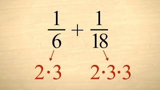 PreAlgebra 15  Least Common Denominators [upl. by Wesa]