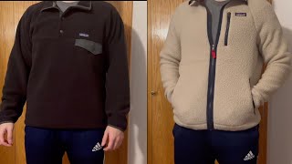 PATAGONIA Mens Retro Pile Fleece Jacket VS Synchilla SnapT Fleece Pullover [upl. by Anama]