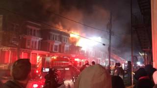 Crews battle major house fire in uptown Harrisburg [upl. by Wernda]