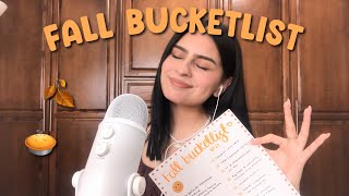 ASMR  romantizando el mes de octubre 🍂 soft spoken [upl. by Server763]