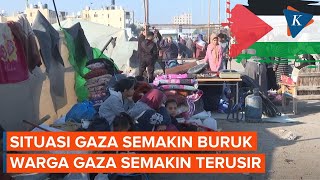 Situasi Gaza Terkini Warga Palestina Makin Terdorong ke Mesir [upl. by Erbma]