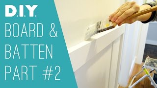 DIY Board amp Batten Part 2  Finishing Details [upl. by Cai]