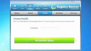 ReviverSoft How to Activate Registry Reviver [upl. by Ardnad]