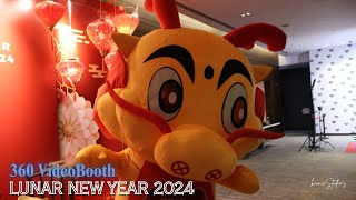 360 Deg VideoBooth Session l Lunar New Year 2024 [upl. by Alfi]