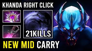 How to Carry Mid Night Stalker with Max Speed Flying Nullifier Khanda Brutal Right Click DMG Dota 2 [upl. by Zipah573]