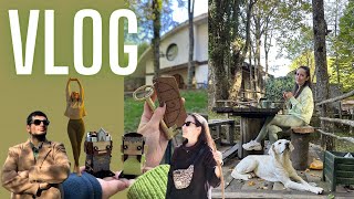 Yedigöllerde Hobbit Evlerinde Konakladık Doğayla İç İçe Vlog 🍂🌲 [upl. by Kikelia490]