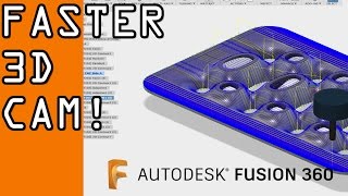 Fusion 360 Reducing Cycle Time on 3D Toolpaths FF61 [upl. by Oluap]