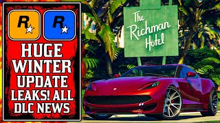 HUGE New GTA Online Winter Update LEAKS Vehicle HEISTS New DLC Weapons amp MORE GTA5 New Update [upl. by Missi519]