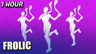 Fortnite Frolic Emote 1 Hour Version IconSeries [upl. by Ecienal504]