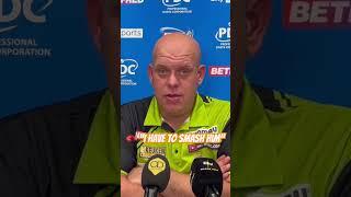 Michael van Gerwen says he need to “smash” Luke Humphries tomorrow if he’s to lift his 4th Matchplay [upl. by Carma]