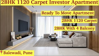 2BHK 1120 Carpet Investor Apartments in Balewadi Pune  2BHK Investor flat in Pune  7768849750 [upl. by Llednor139]