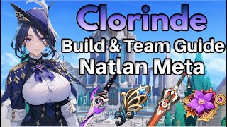 Clorinde Weapons amp Artifacts Team Comp amp Build Guide Explained New Natlan Meta  Genshin Impact 46 [upl. by Sutton396]