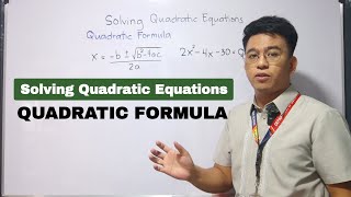 Solving Quadratic Equations using Quadratic Formula [upl. by Rufina352]